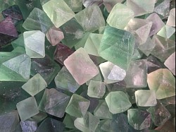 Ottaedri di fluorite Cina