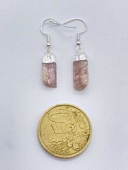 Orecchini tormalina rosa